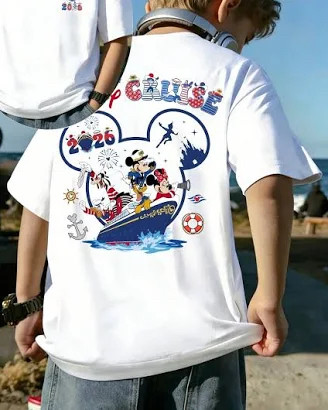 If you’re cruising in 2026… you need this one 🚢✨
The back design is EVERYTHING — Mickey & Minnie on a cruise ship with that 2026 detail 🥹⚓️
Perfect for family matching, embarkation day, or just making your trip feel extra special 💙
Saving this one for our cruise outfits ASAP 🙌
#LTKTravel #DisneyCruise #LTKFinds #FamilyOutfits #VacationStyle 

 