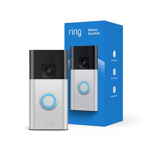 Ring Battery Doorbell | Home or business security with Head-to-Toe Video, Live View with Two-Way ... | Amazon (US)