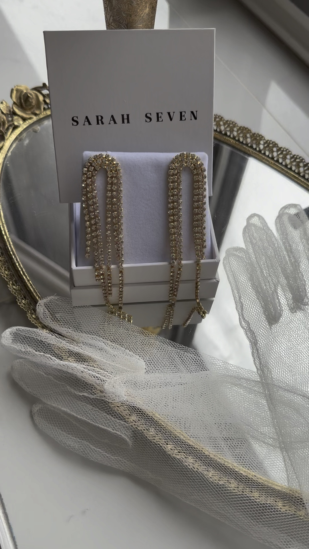 My 5 year anniversary is in April, and I’ve already planned my two outfits for our photoshoot, these beauties accessorizing me for one of them ✨🫶🏼🤩 Earrings are The Paula Earrings and Silk Tulle Gloves from SARAH SEVEN 🤝🏼 

#LTKstyletip #LTKwedding #LTKbeauty
