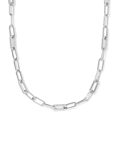 Bella Silver Chain Necklace | Kendra Scott