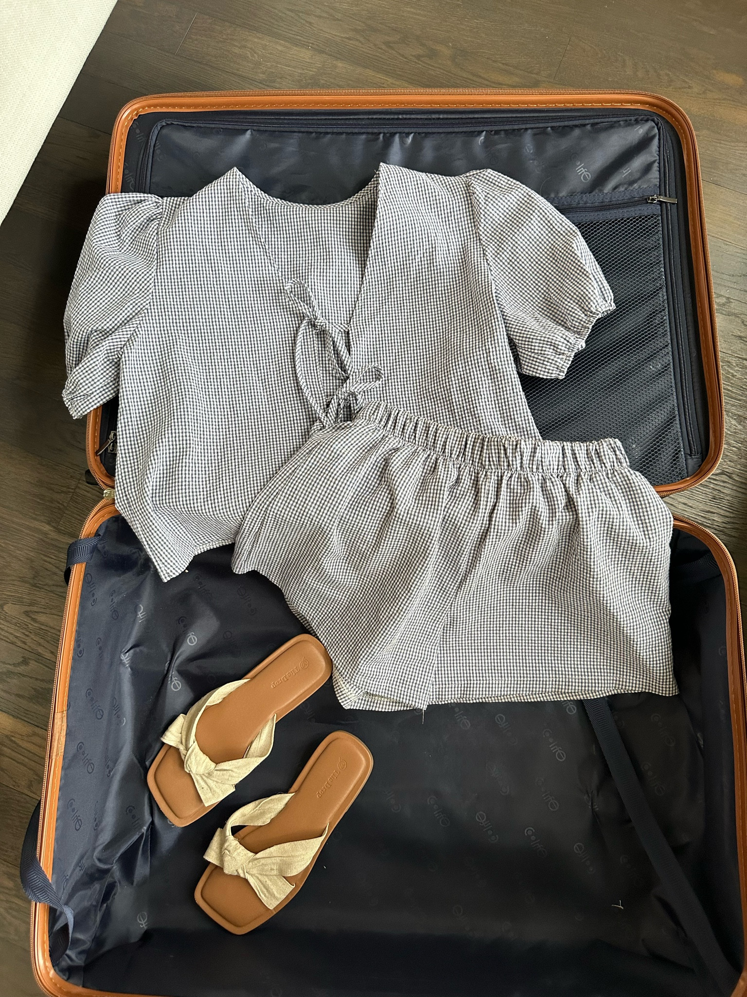 What I packed: lunch/day out outfit - two piece set in size S, sandals tts.

#LTKStyleTip #LTKSeasonal