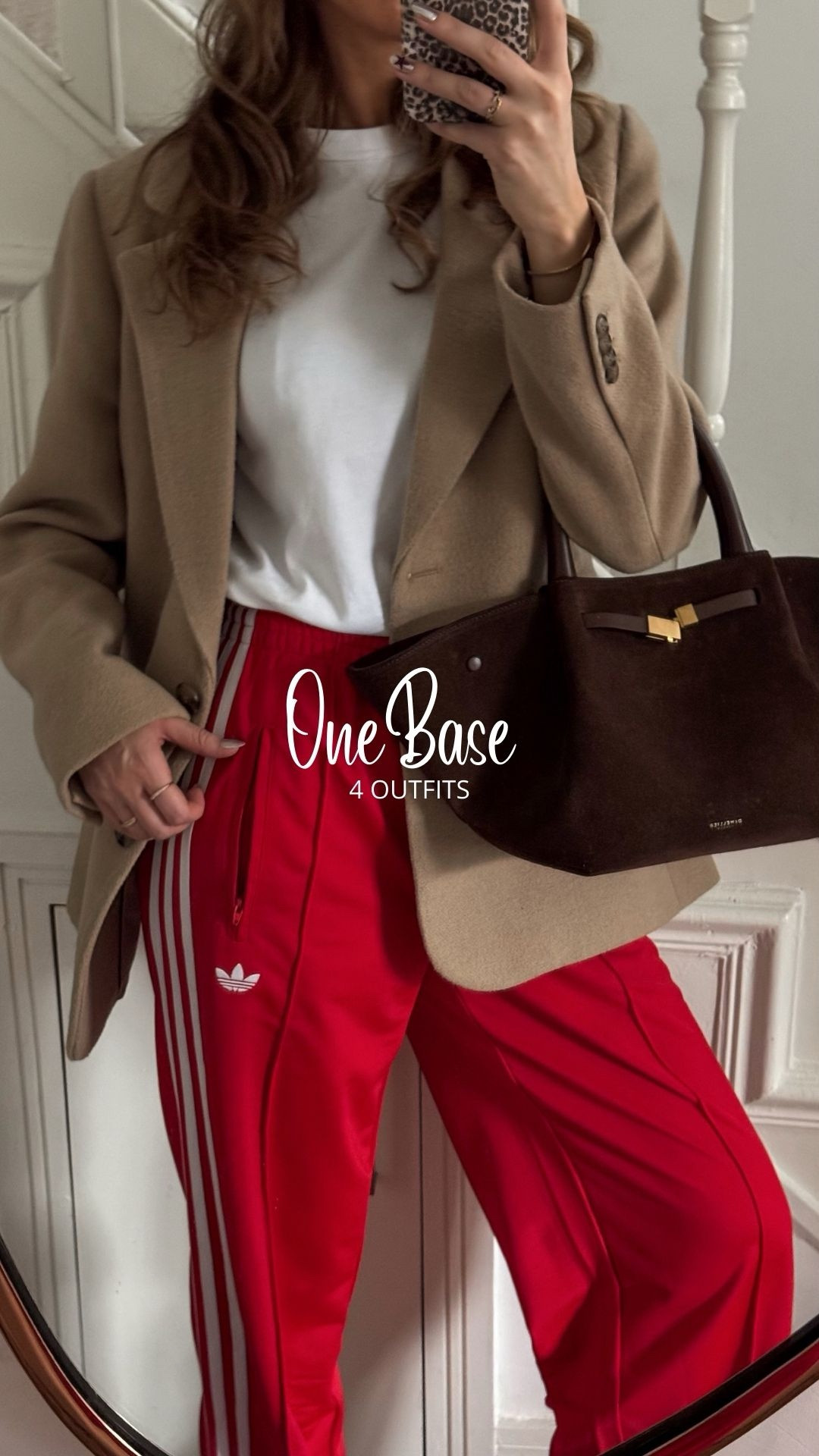 1 base, 4 outfits ❤️ These adidas firebird loose track pants have become such a capsule wardrobe staple for me. I wear them so much. I love that you can dress them up or down making them so versatile not to mention how comfortable they are! 👏🏻 I have them in a few colours now but I love the pop of red. 

These adidas track pants come in petite, regular and tall 👏🏻 I wear a size small, regular length. 

#LTKuk #LTKstyletip #LTKeurope