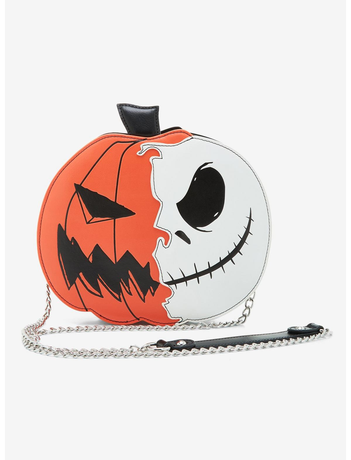 The Nightmare Before Christmas Jack Pumpkin Split Crossbody Bag | Hot Topic | Hot Topic