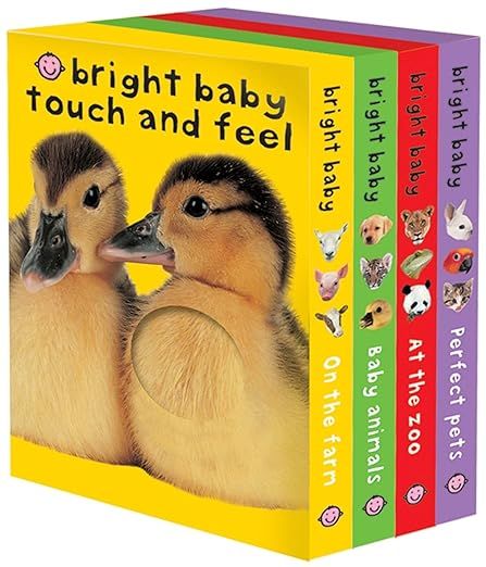 Bright Baby Touch & Feel Boxed Set: On the Farm, Baby Animals, At the Zoo and Perfect Pets (Brigh... | Amazon (US)