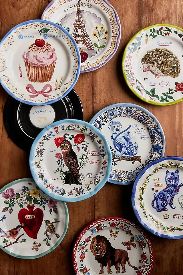 Nathalie Lete Charmante Dinner Plate | Anthropologie (US)