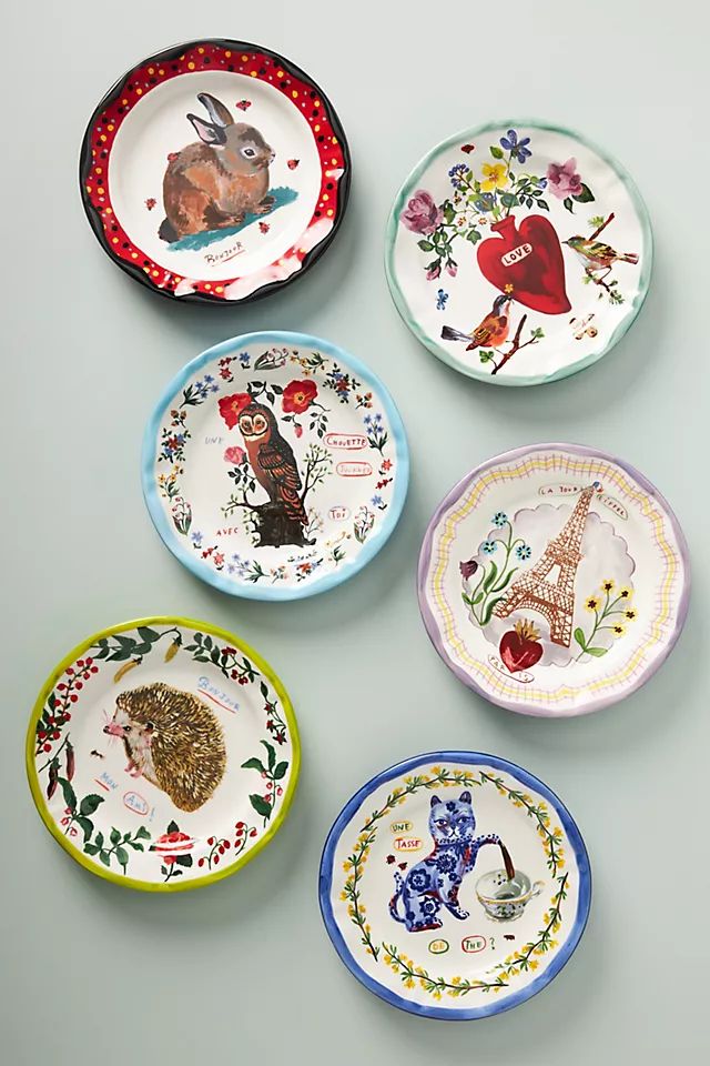 Nathalie Lete Charmante Dinner Plate | Anthropologie (US)