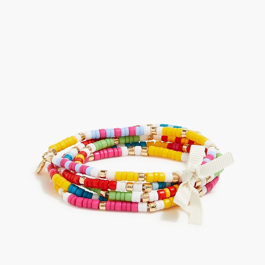 Beaded bracelets set-of-five | J.Crew Factory