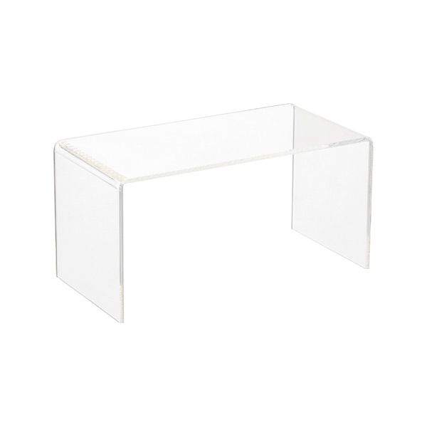 4" x 2" x 2" h Rectangular Acrylic Riser Clear | The Container Store