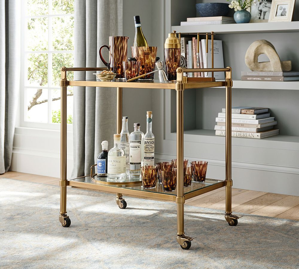 Everson Metal Bar Cart | Pottery Barn (US)