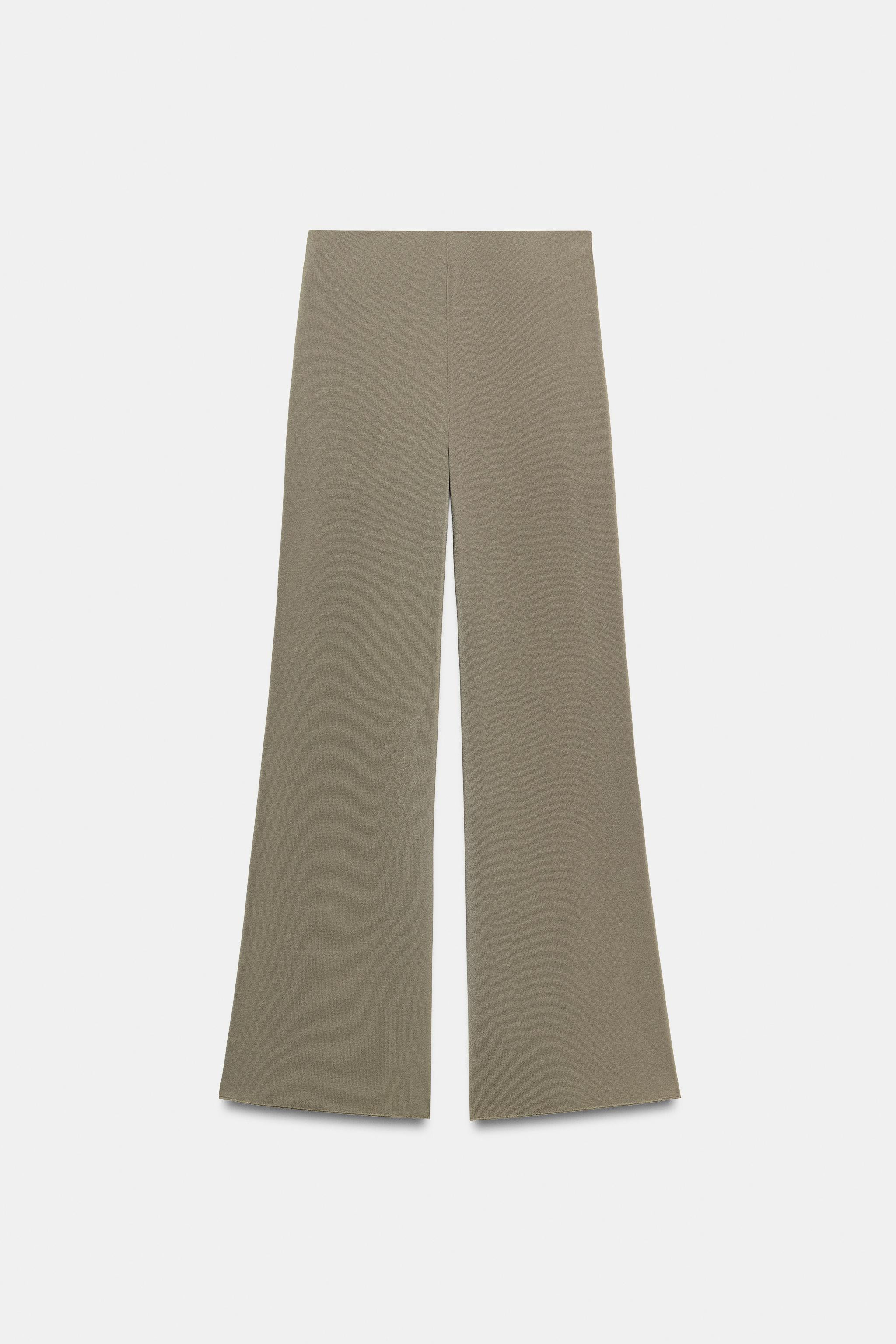 STRETCH WIDE-LEG TROUSERS | Zara UK