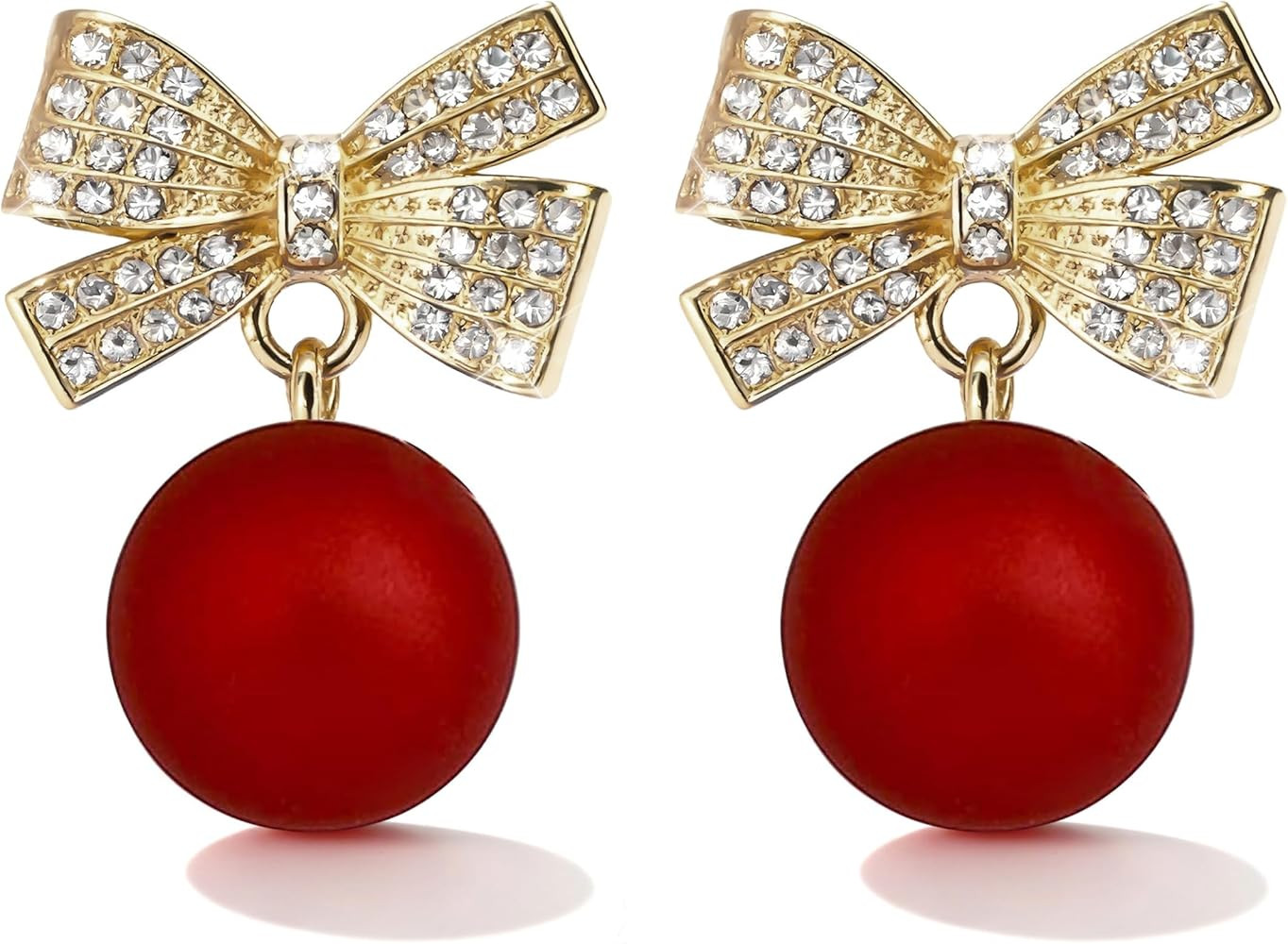 Christmas Earrings Gifts for Women 2025 Stocking Stuffers Holiday Gift Jewelry Bow Bell Tree Snow... | Amazon (US)