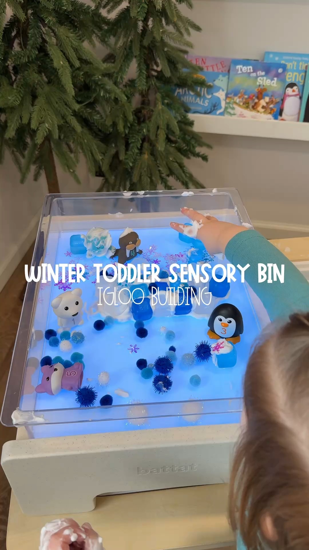 Winter sensory bin for toddlers ❄️

I set up this winter sensory activity using our light box and sensory table to create a simple “igloo” building activity. I used reusable ice cubes and shaving cream so my toddler could stick the pieces together, then added snowflake glitter, blue and white pom poms, and winter animal toys for open-ended play.

This sensory bin encouraged fine motor skills, sensory exploration, and imaginative play — and kept my toddler engaged for 40 minutes, which is always a win. It’s a great indoor winter activity for toddlers and an easy sensory play idea you can reuse all season.

Linked everything I used for this toddler sensory bin and light box setup 🤍

⸻


toddler sensory play, winter activities for toddlers, light box sensory play, indoor toddler activities, sensory bin ideas, fine motor activities for toddlers

#LTKSeasonal #LTKKids #LTKdayinmylife