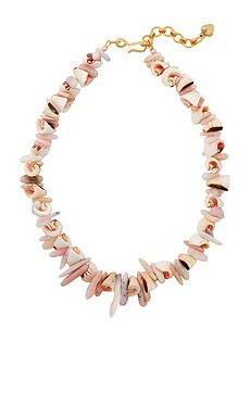 Brinker + Eliza Kingsley Necklace in Shell & Pink Opal from Revolve.com | Revolve Clothing (Global)