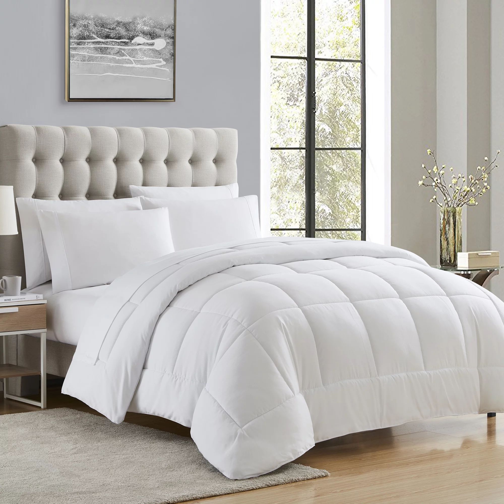 Sweet Home Collection Luxury 7 Piece Bed In A Bag Down Alternative Comforter And Sheet Set - Whit... | Walmart (US)