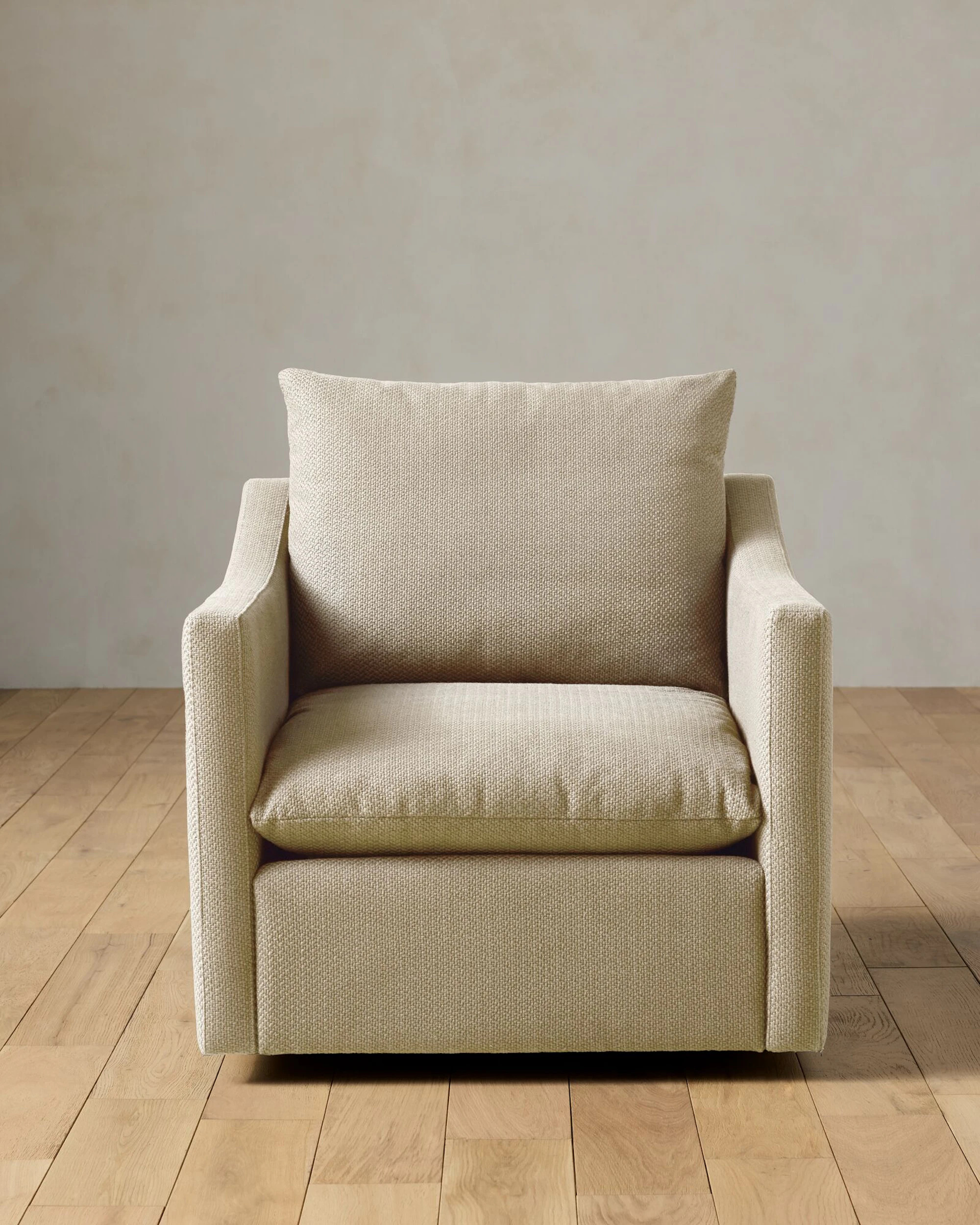 Leighton Slope Arm Swivel Chair | Joon Loloi | Joon Loloi