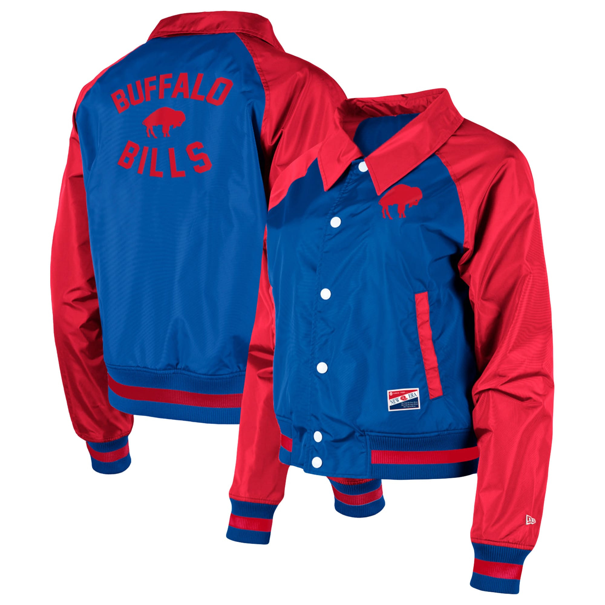 Women's Buffalo Bills New Era Royal Coaches Raglan Full-Snap Jacket | NFL Shop