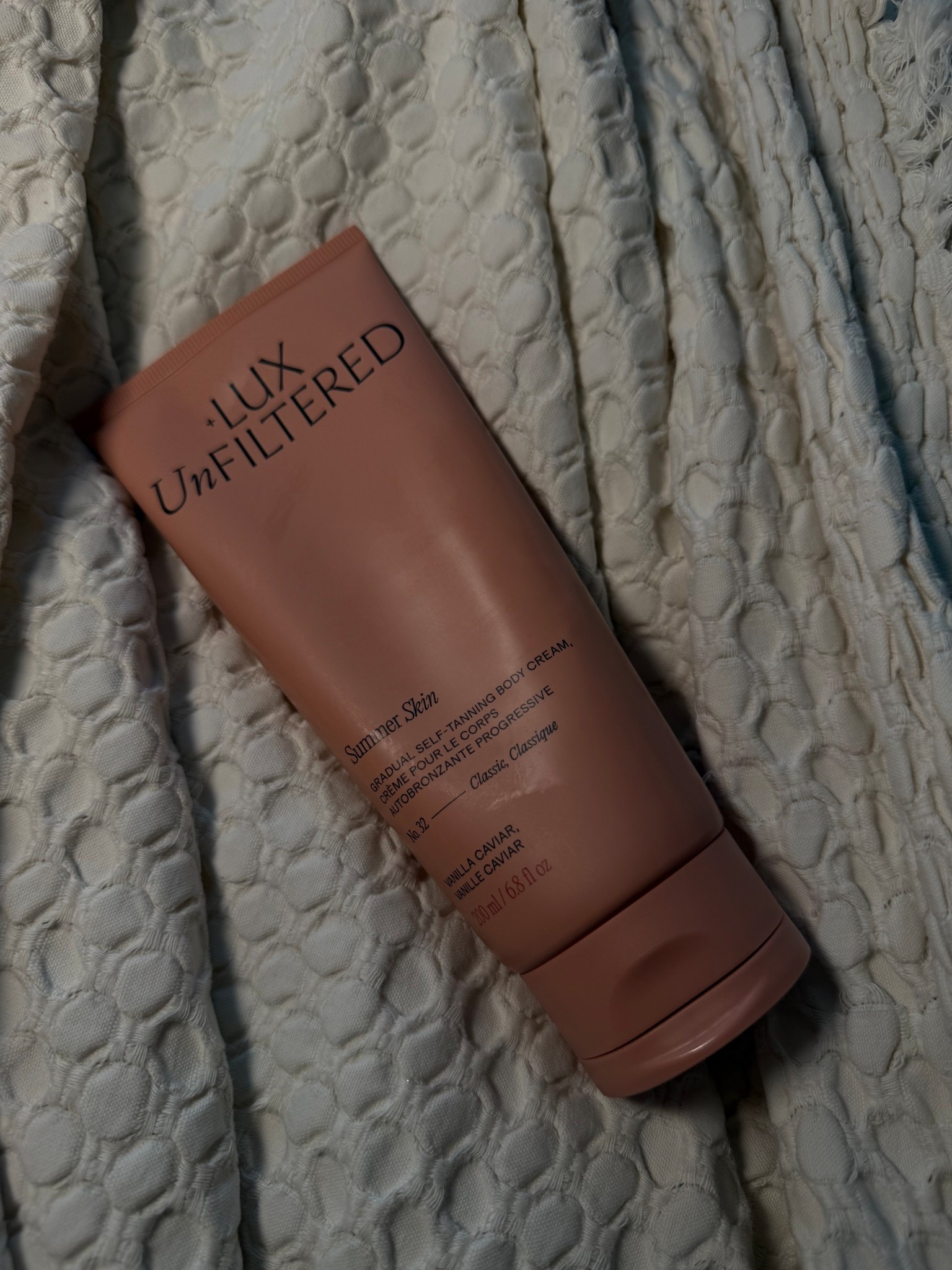 Lux unfiltered tanning lotion body glow