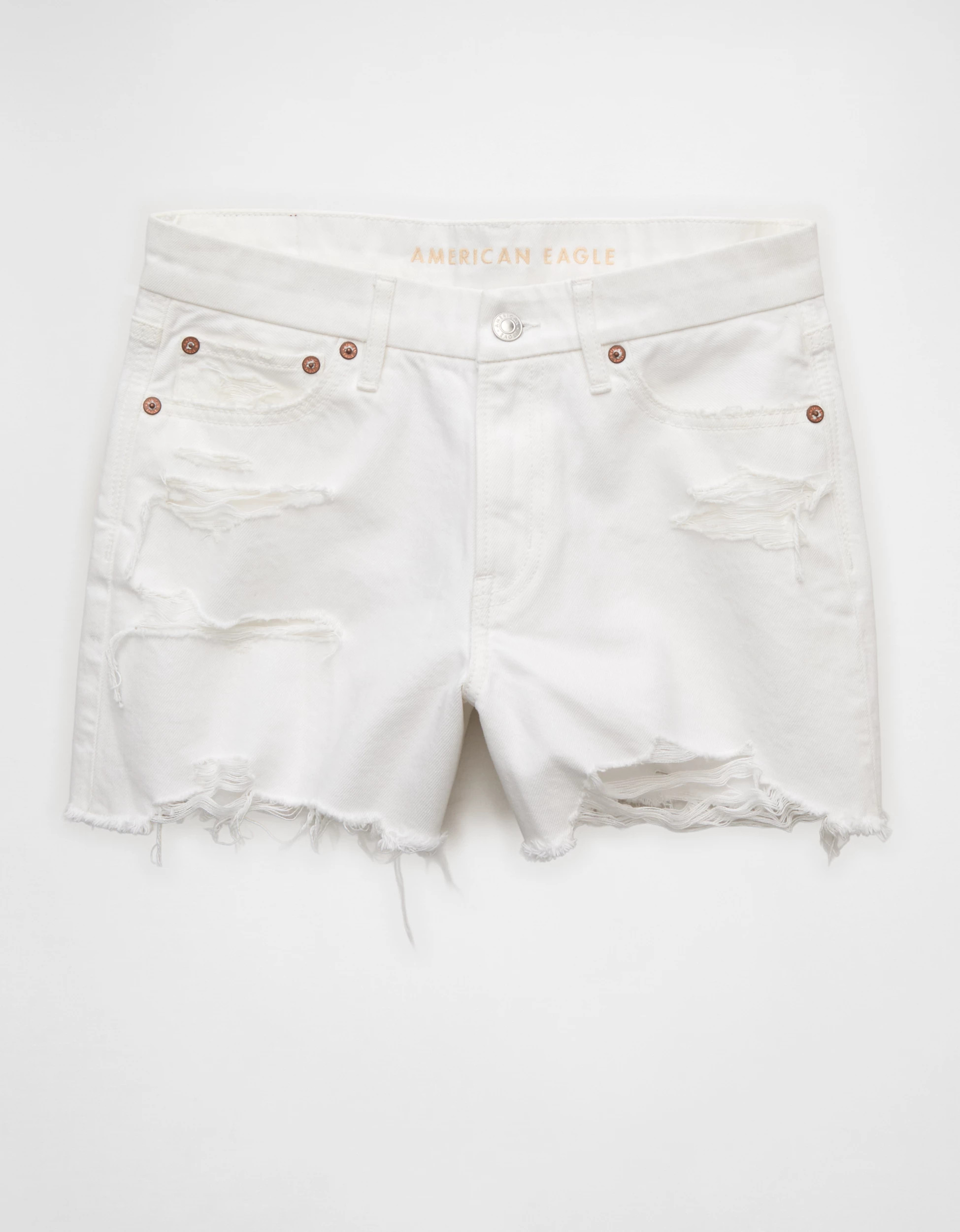 AE 3" Strigid Curvy Super High-Waisted Relaxed Denim Short | American Eagle Outfitters (US & CA)