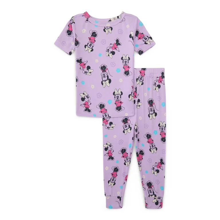 Character Toddler Viscose Unisex 2-Piece Pajama Set, Sizes 12M-5T | Walmart (US)