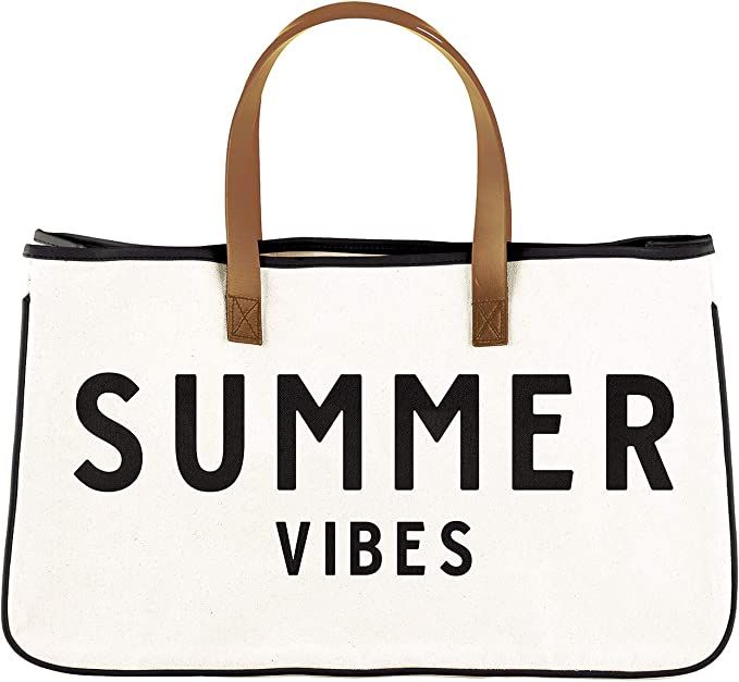 Creative Brands Hold Everything Tote Bag, 20" x 11", Summer Vibes | Amazon (US)