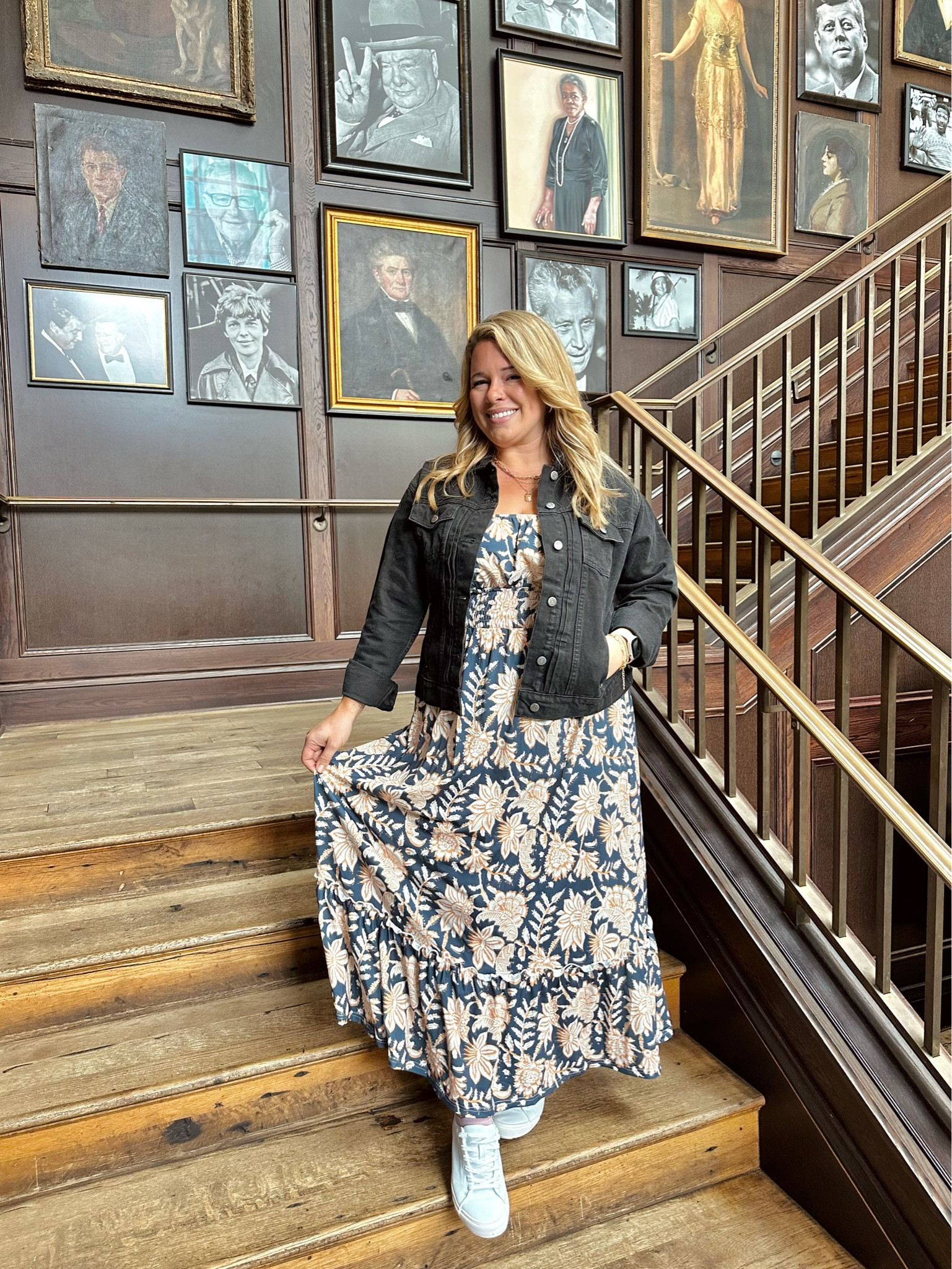 Loving this fall floral maxi dress. Adding a denim jacket to any summer maxi turns it into a fall outfit!!!

Size large dress
Size large maxi
Fall maxi dress
Midsize fall outfit
Midsize style
Midsize outfit
Midsize fashion
Denim jackets
Denim outfit
Black denim
Fall florals
Fall Amazon finds
Amazon find
Amazon maxi

#LTKmidsize #LTKstyletip #LTKfindsunder50