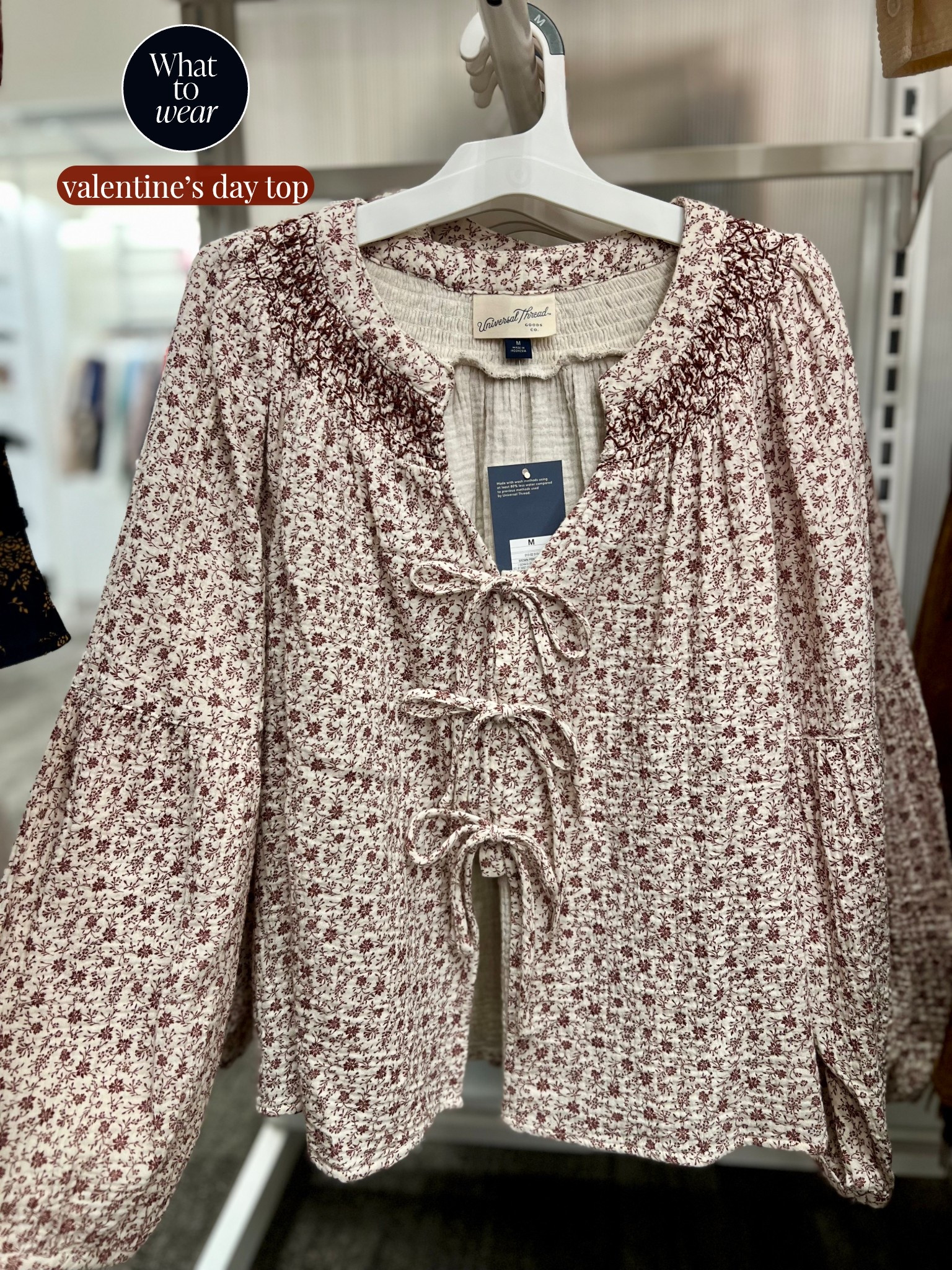 cute little Valentine’s Day top! could be worn with jeans, trousers, or a maroon skirt! 😍 

Floral Shirt, Target Top, Target Find, Valentine’s Shirt, Tie Shirt, Spring Top

#LTKSeasonal #LTKFindsUnder50