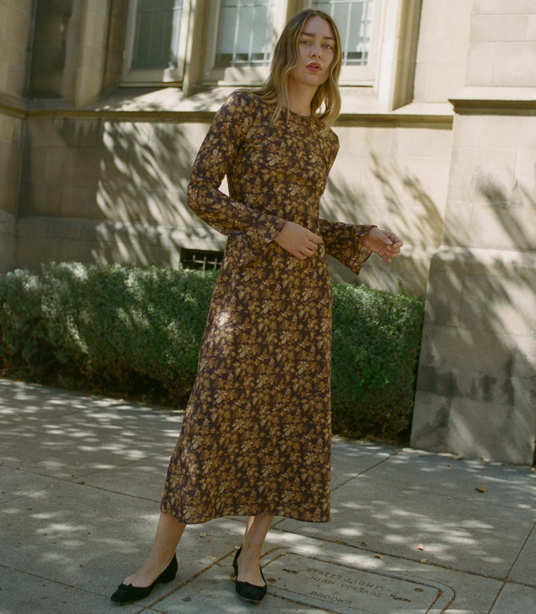 Amande Dress - Fern Grove Floral | DÔEN | DOEN