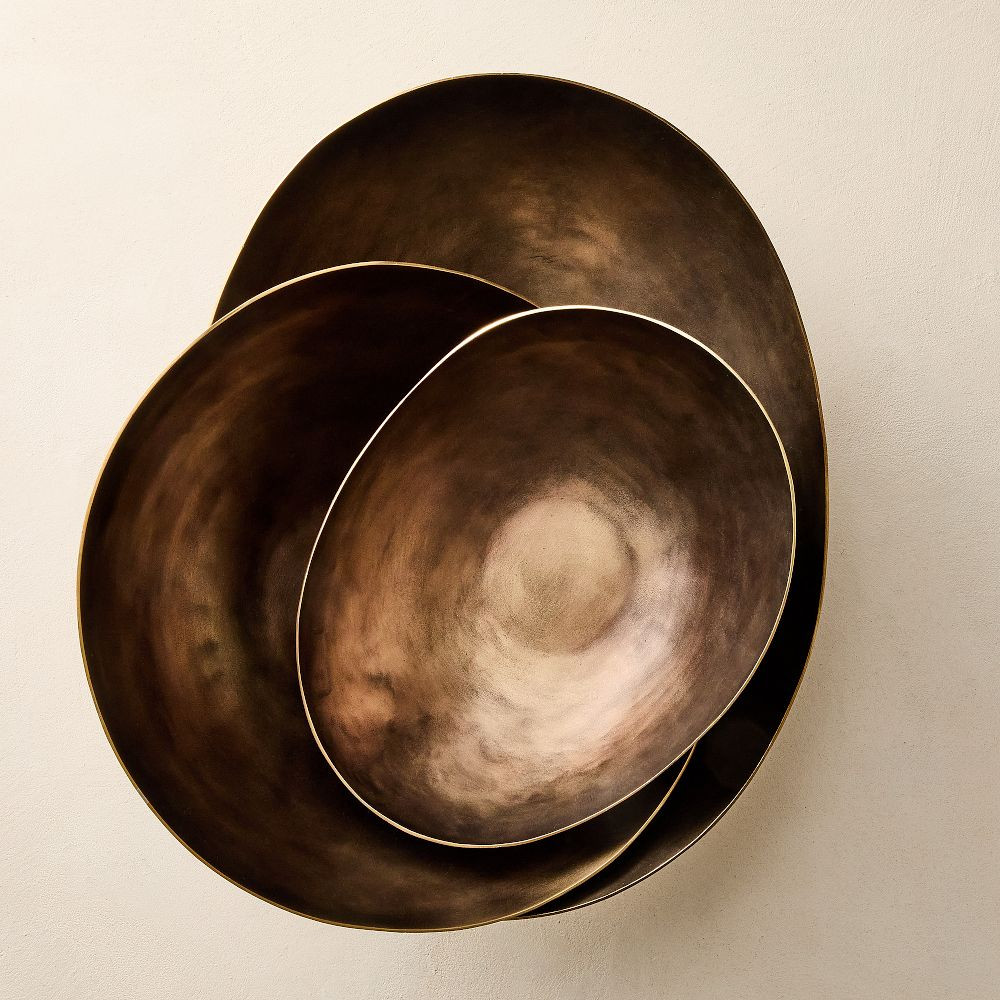 Organic Metal Bowls | West Elm (US)