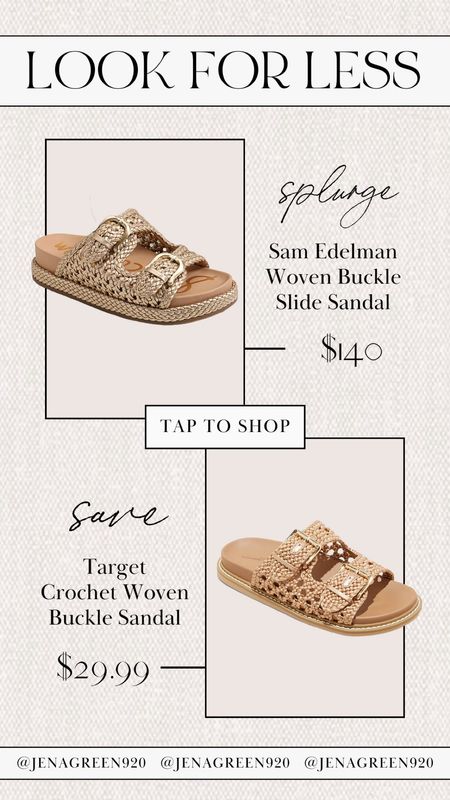 Look for less | Sam Edelman sandals | Target sandals | Target Sam Edelman inspired sandals | buckle summer sandals 

#LTKStyleTip #LTKShoeCrush #LTKSeasonal