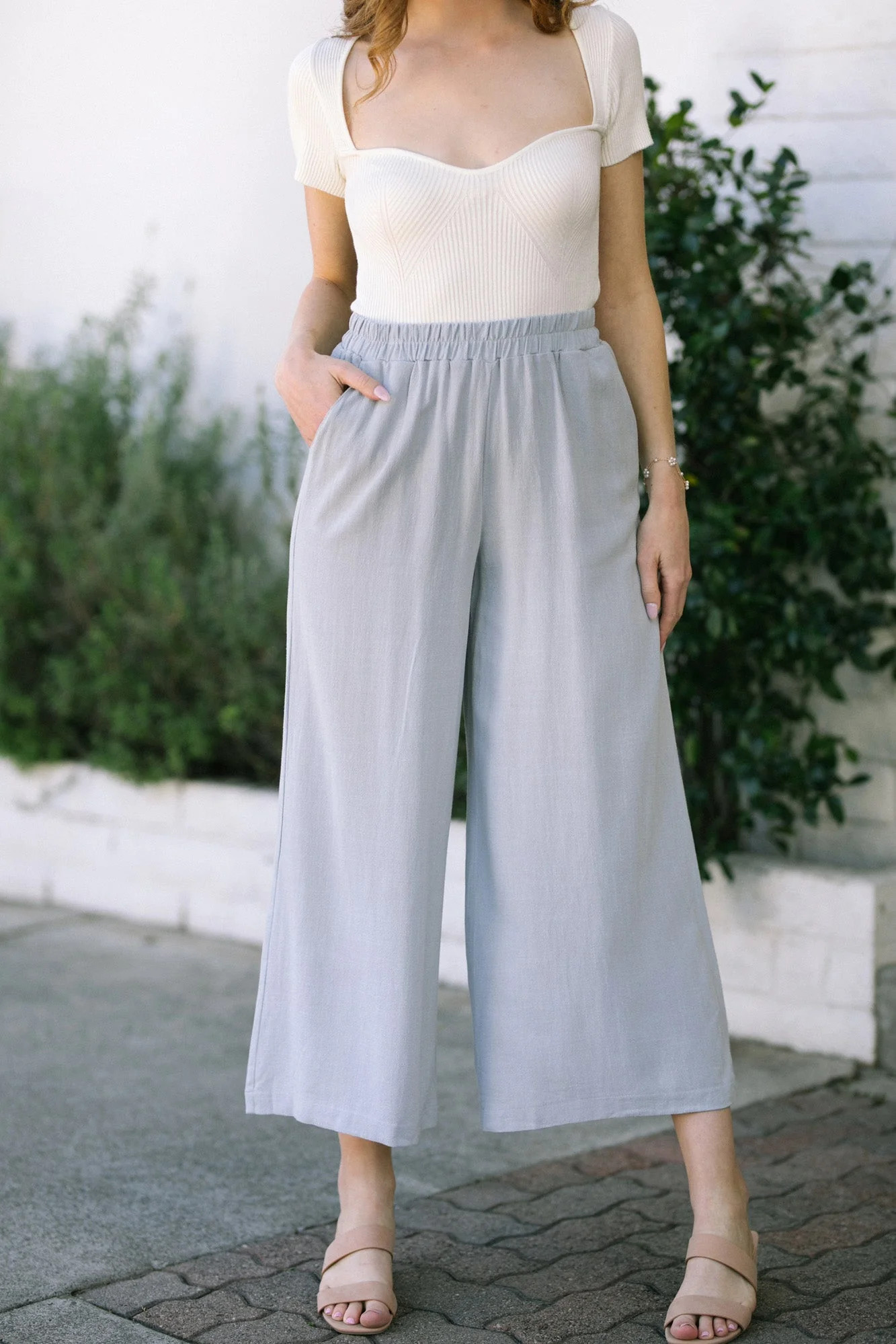 Taryn Lightweight Flowy Pants | Morning Lavender