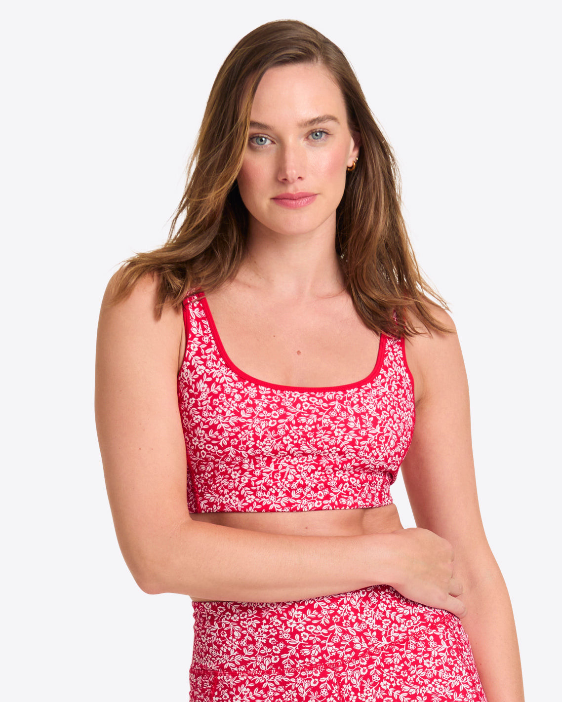 Sports Bra in Whispy Floral | Draper James (US)