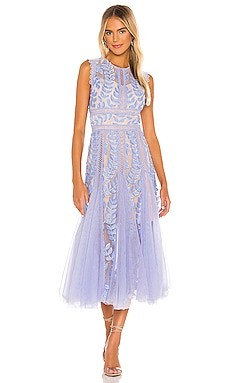 Bronx and Banco Violet Flared Dress in Violet from Revolve.com | Revolve Clothing (Global)