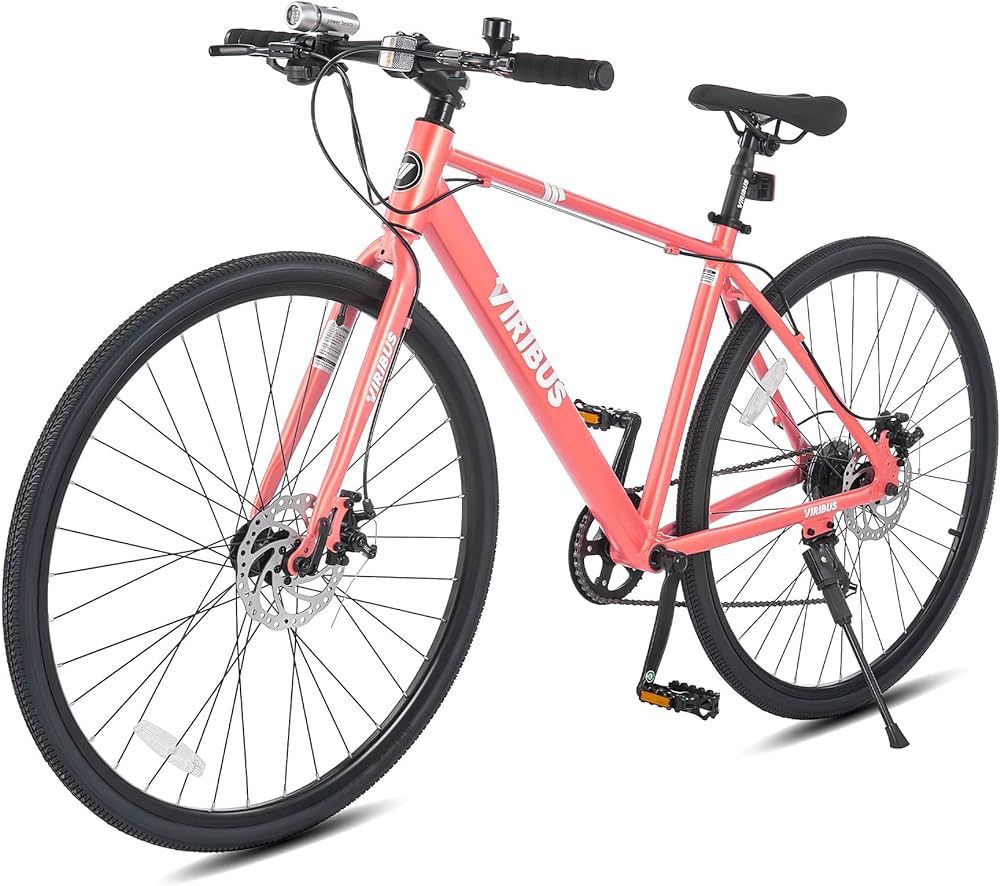 Viribus Hybrid Bike, 28 inch Adult Bike, Womens Mens Bike with Lightweight Aluminum Frame, 700C B... | Amazon (US)