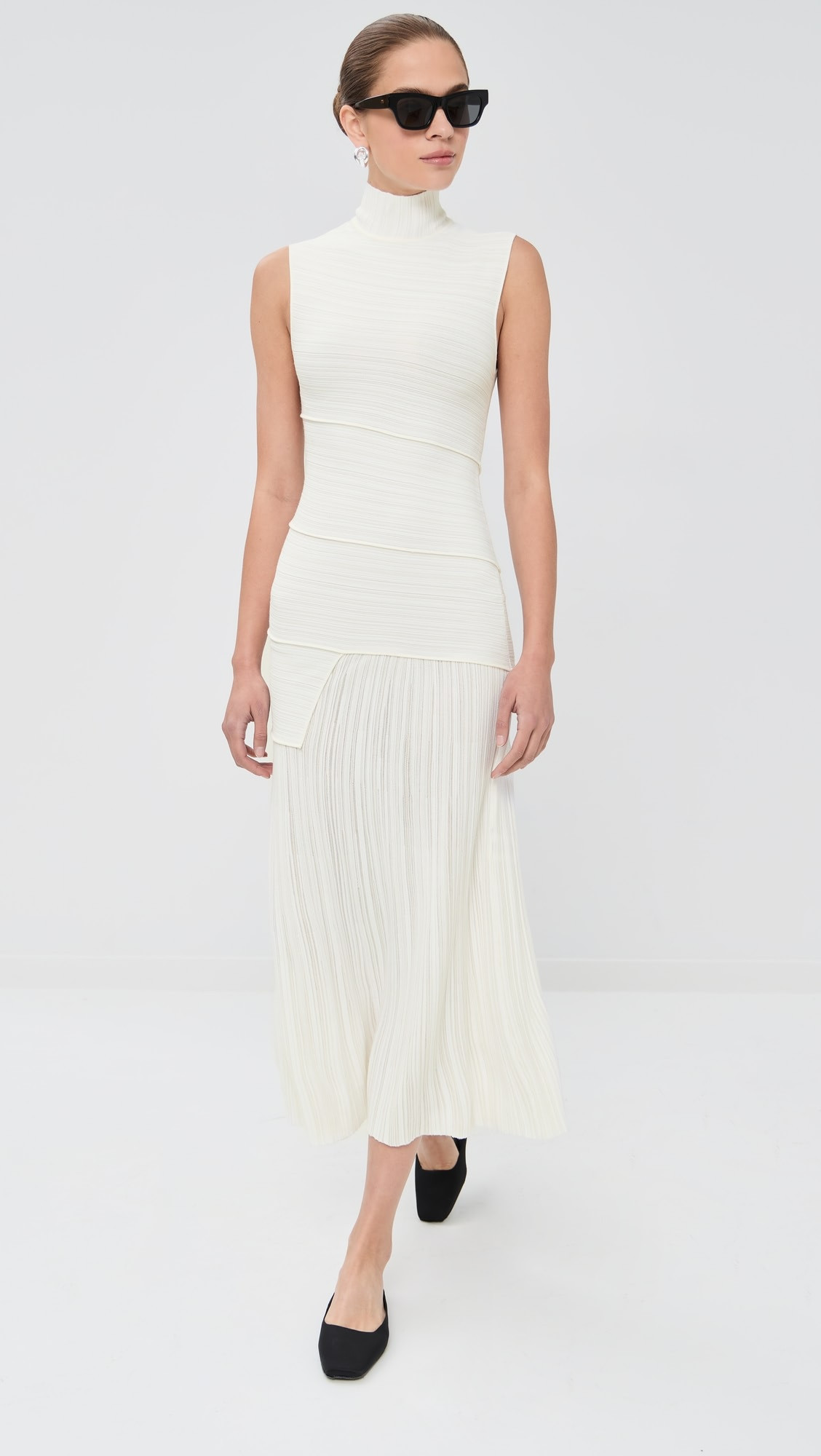 Federica Dress in Micro Pleat Knit | Shopbop