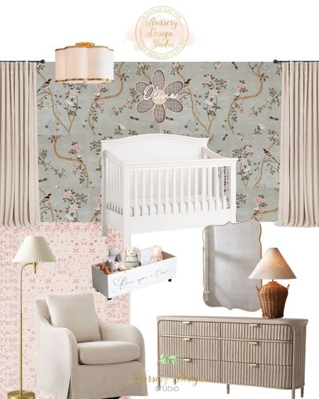 Sweet and feminine baby gilt’s nursery, li k rug, baby crib, white crib, timeless crib 

#LTKStyleTip #LTKSaleAlert #LTKHome