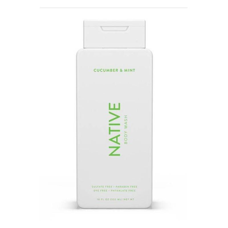 Native Cucumber & Mint Body Wash for Women - 18 fl oz | Target