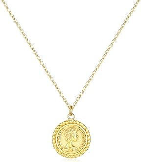 BENEIGE Pendant Necklace for Women 18K Gold Cubic Zirconia Constellation Animal Portrait Medallio... | Amazon (US)