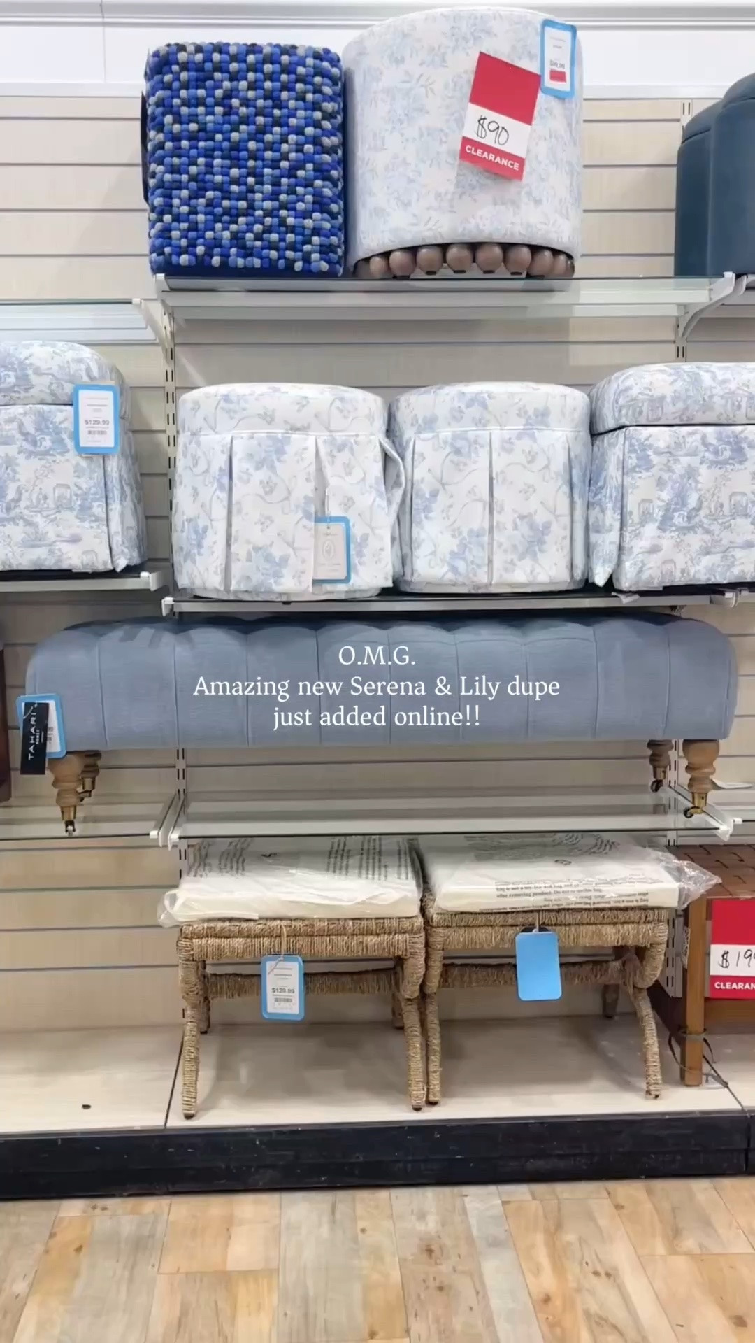 HIGH SELLOUT RISK!! Gosh I wish I had a spot for this gorgeous tufted Serena & Lily look for less blue bench!! The color, the castor legs…and this is tufting done RIGHT! Looks like a custom $2,500 piece that you can snag for UNDER $200?!! 🤯Please someone take advantage of this amazing find!! 😍🙌🏻🏃🏼‍♀️

#LTKHome #LTKSaleAlert