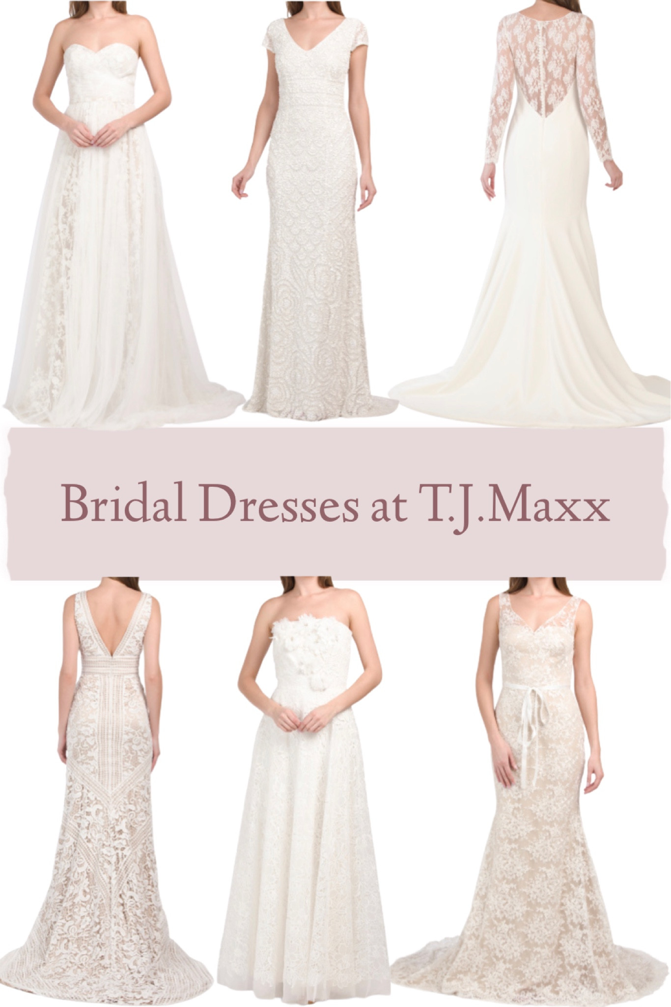 tj max wedding dress