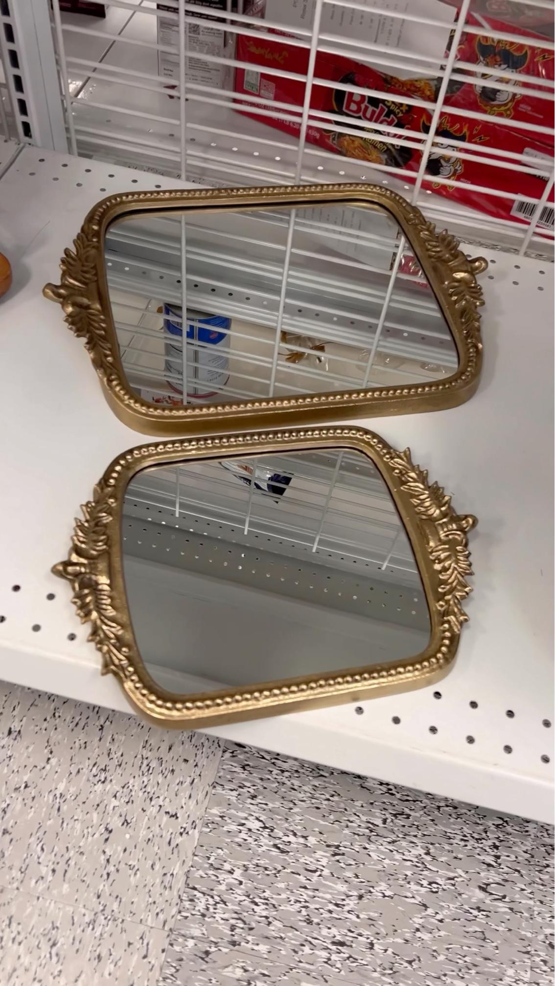 Expensive look for less. I found the vanity tray mirrors at ROSS that look exactly like Anthropologie, but for a fraction of the price. At Home Stores sell these beautiful brass lanterns that look just like Balsam Hill ones, but so much cheaper.
The natural table lamp at Walmart is super similar to Pottery Barn.

#LTKFindsUnder50 #LTKHome #LTKGiftGuide
