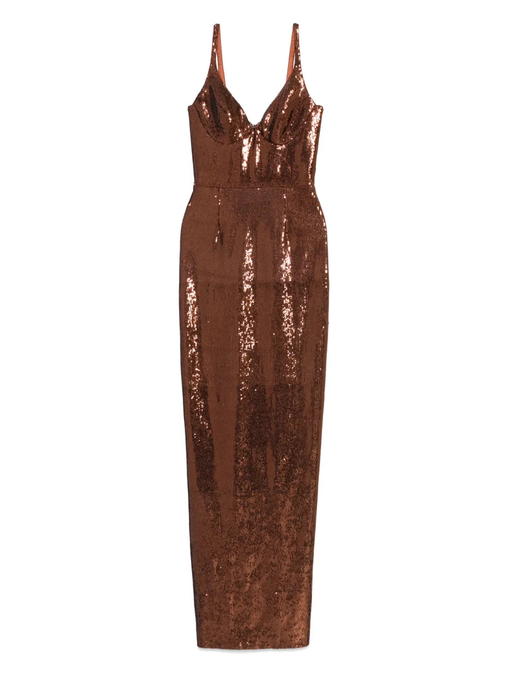SILK LOVE & LACE Anais Dress | Brown | FARFETCH | Farfetch Global