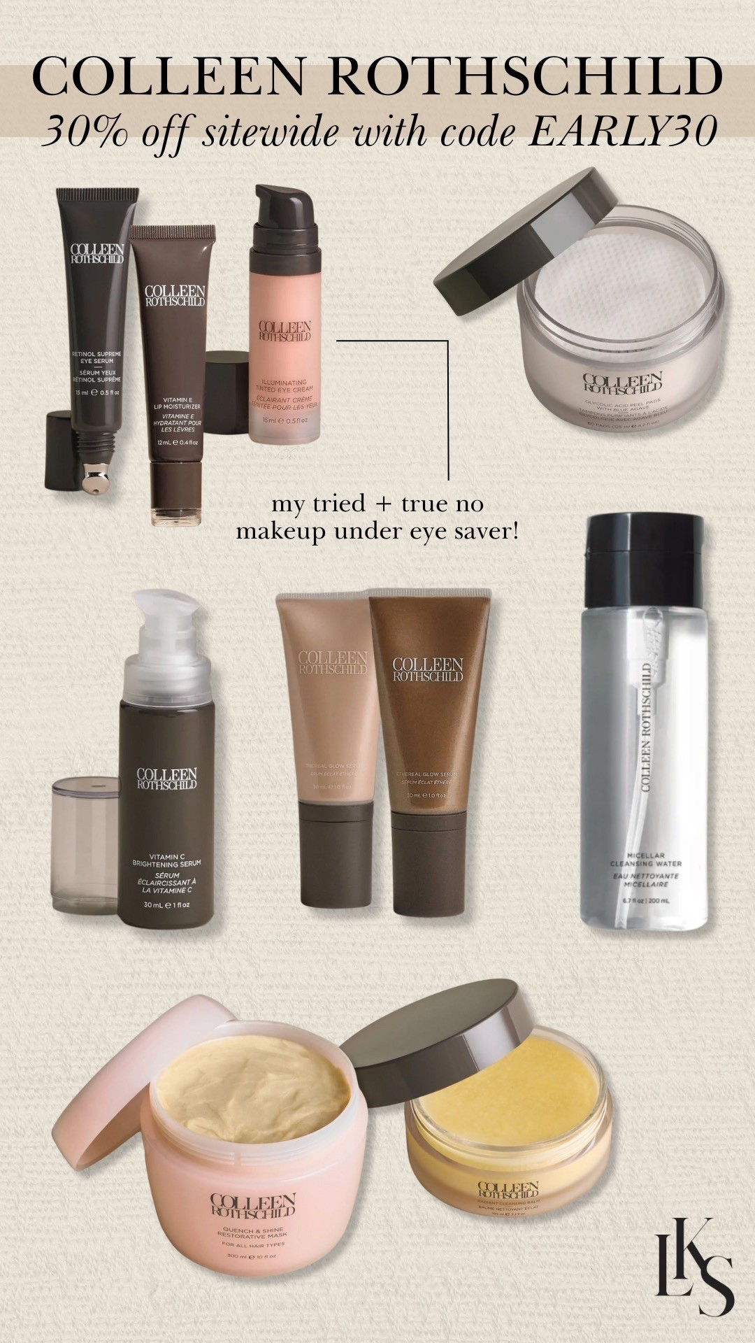 my favorite colleen rothschild products all on sale now! 30% off with code EARLY30!✨

#LTKSaleAlert #LTKFindsUnder100 #LTKBeauty