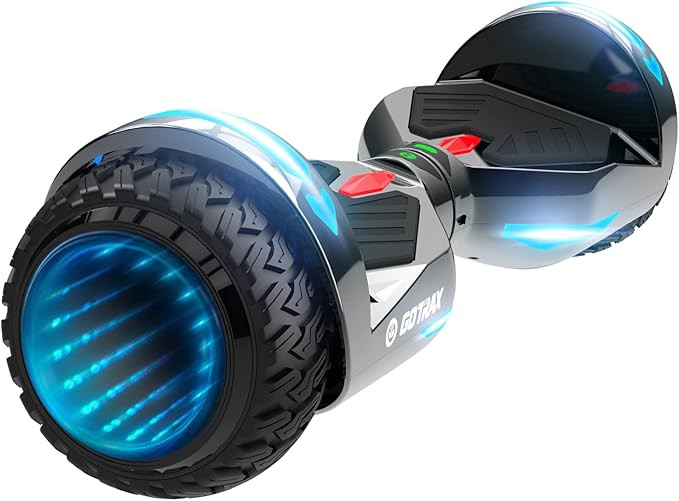 Gotrax Hoverboard with 6.5" LED Wheels & Headlight, Max 4/5/6Miles Range, 6.2mph Power by Dual 20... | Amazon (US)