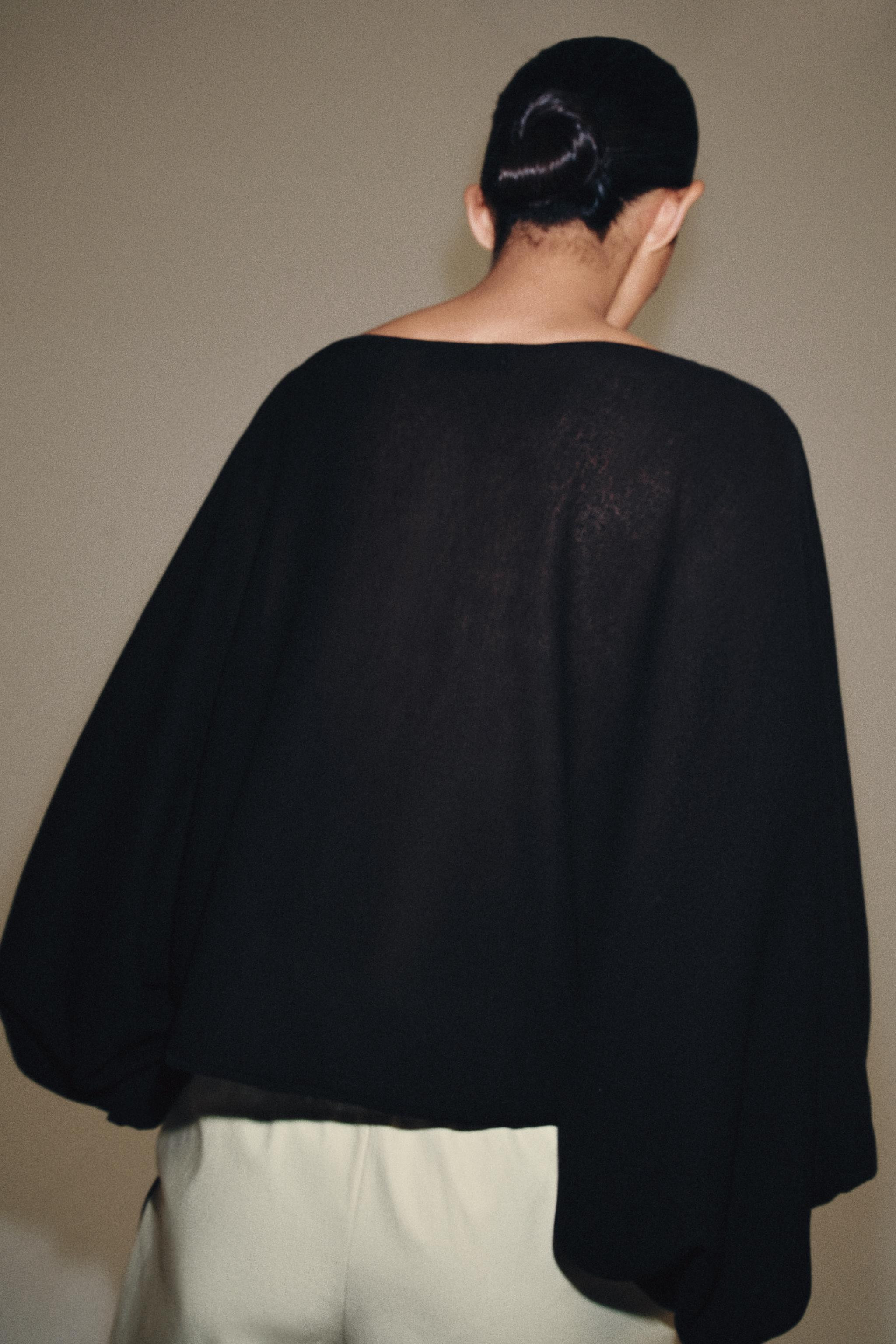 VOLUME SLEEVE KNIT JUMPER | Zara US