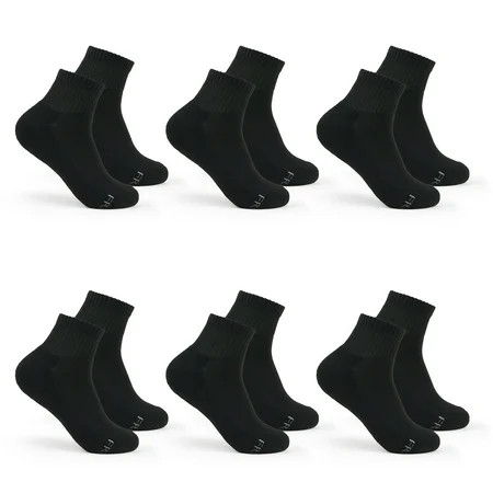 Fruit of the Loom All Day Comfort Women s Ankle Socks Sizes 4-12 6-Pack | Walmart (US)