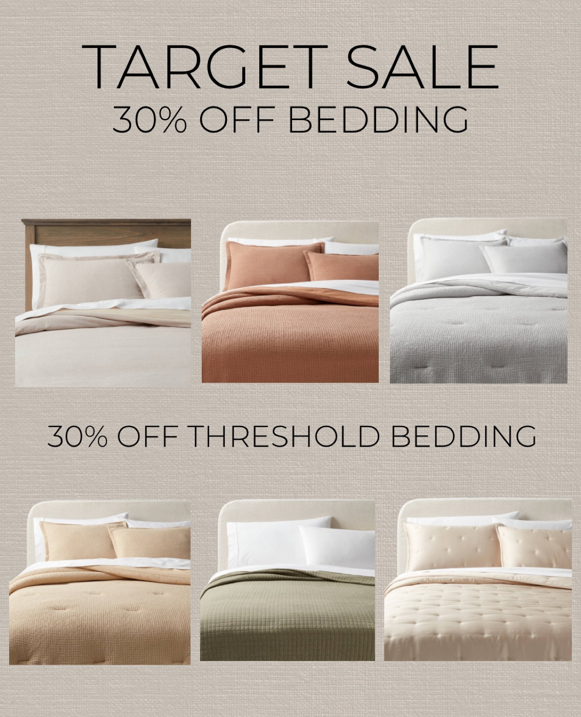 Target Sale: 30% off Threshold Bedding

Target Sale, Target Circle Week, Target Home, Target Style, Target Home Sale, Casaluna, Threshold, Casaluna Sale, Bedding Sale#LTKSummerSales 

#LTKFindsUnder50 #LTKSaleAlert #LTKHome