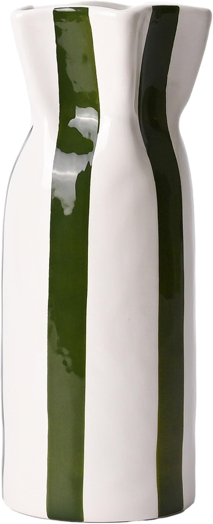 VICTOR&TERESA Decorative Ceramic Vases for Home Decor, Green White Porcelain Vase for Flowers, Mo... | Amazon (UK)