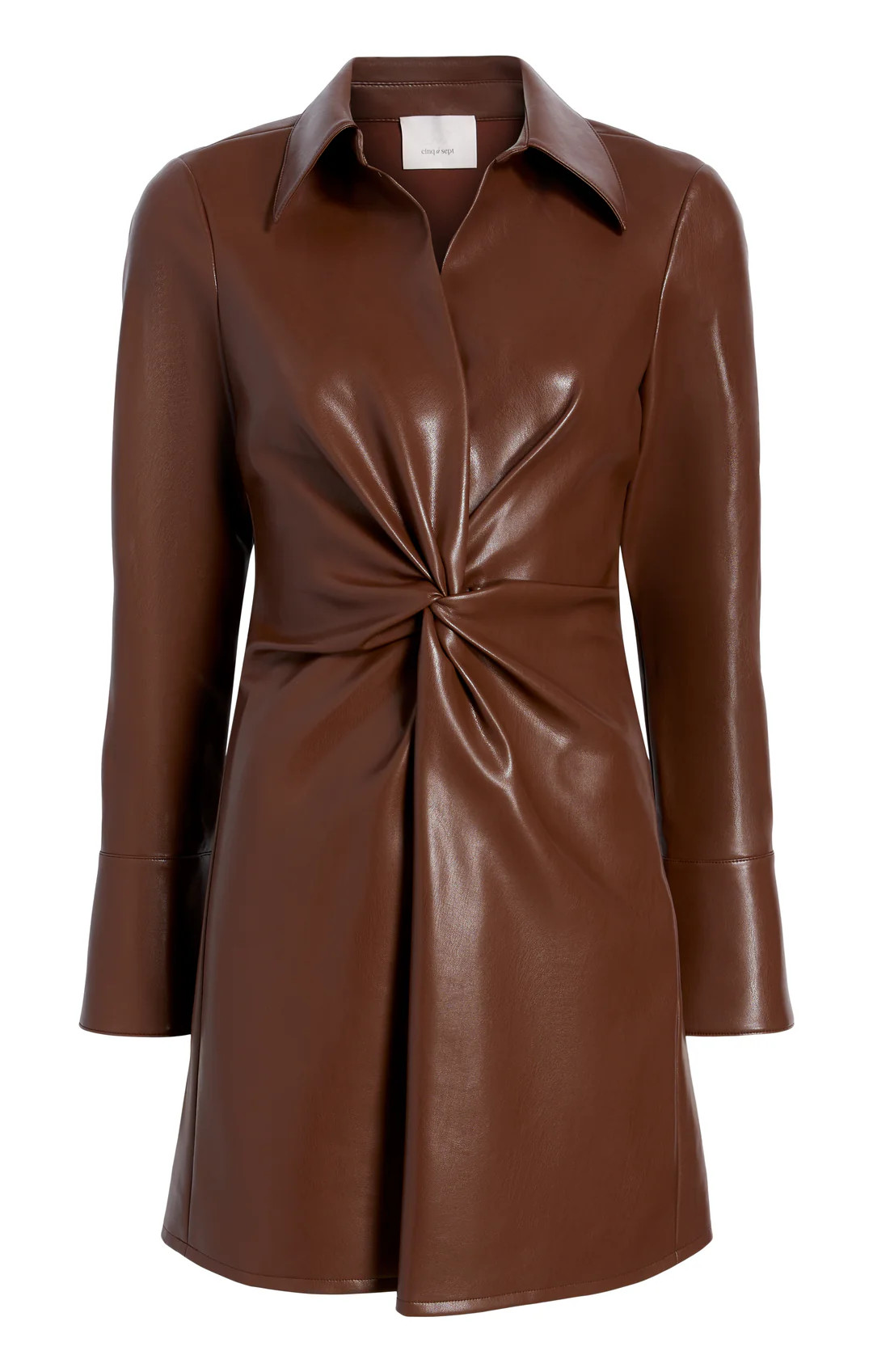 Vegan Leather Mckenna Dress | Cinq à Sept