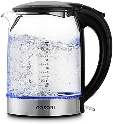 COSORI Electric Kettle, 1.7L Water Boiler BPA Free 1500W Auto Shut-Off&Boil-Dry Protection, LED I... | Amazon (US)