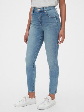 High Rise True Skinny Jeans with Secret Smoothing Pockets | Gap (US)